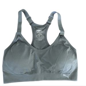 Woman's Puma Gray Sports Bra- Size Medium